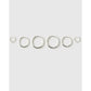 Smooth Hoop Earring Stack - Silver - Earrings
