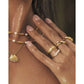 Solana Gold Ring Stack - Rings