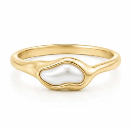 Sorelle Pearl Ring - Gold / 6 - Rings