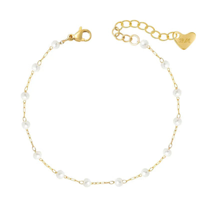 Spencer Pearl Bracelet - Gold / Small - Bracelets