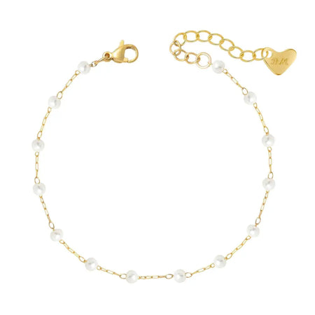 Spencer Pearl Bracelet - Gold / Small - Bracelets