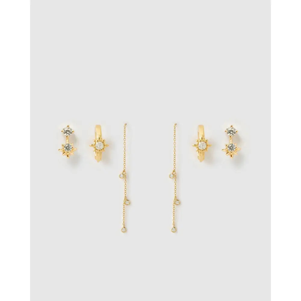 Star Gazer Earring Stack - Earrings