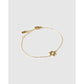Star Of David Charm Bracelet - Gold - Bracelets