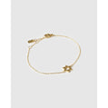 Star Of David Charm Bracelet - Gold - Bracelets
