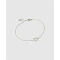Star Of David Charm Bracelet - Silver - Bracelets
