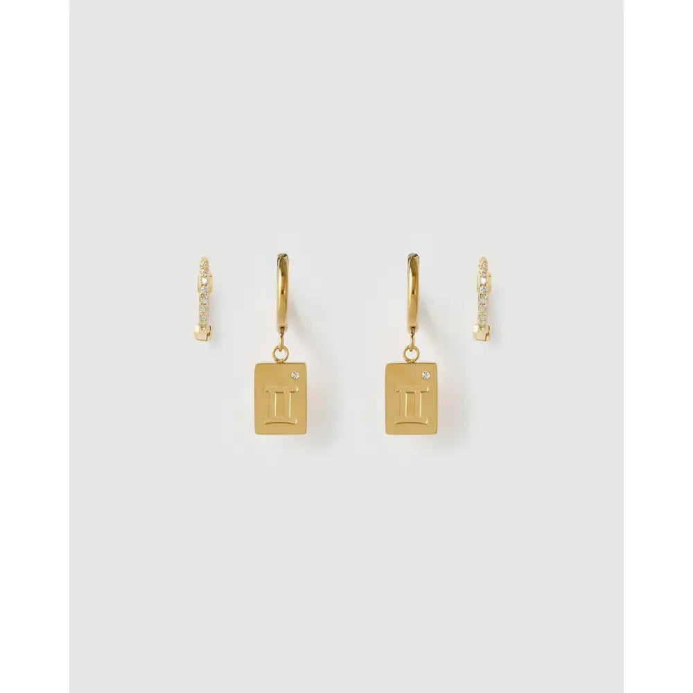Star Sign Earring Stack - Gemini - Earrings