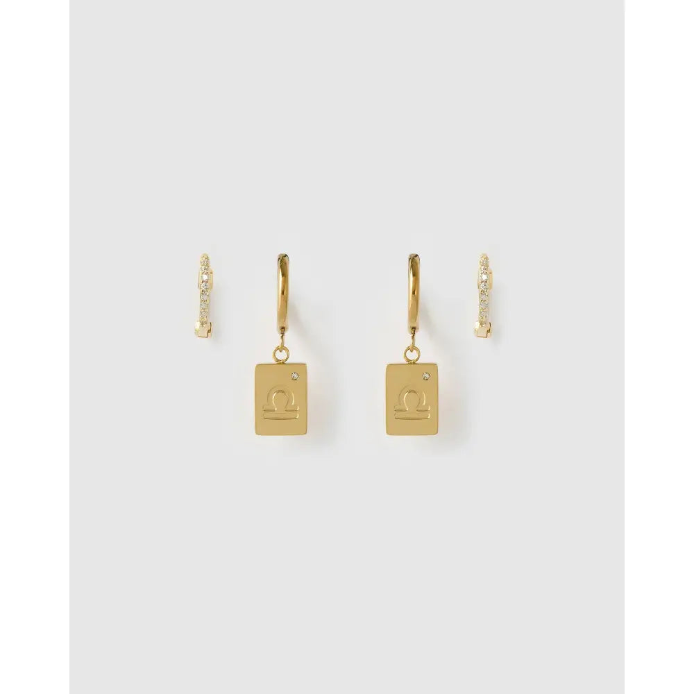 Star Sign Earring Stack - Libra - Earrings