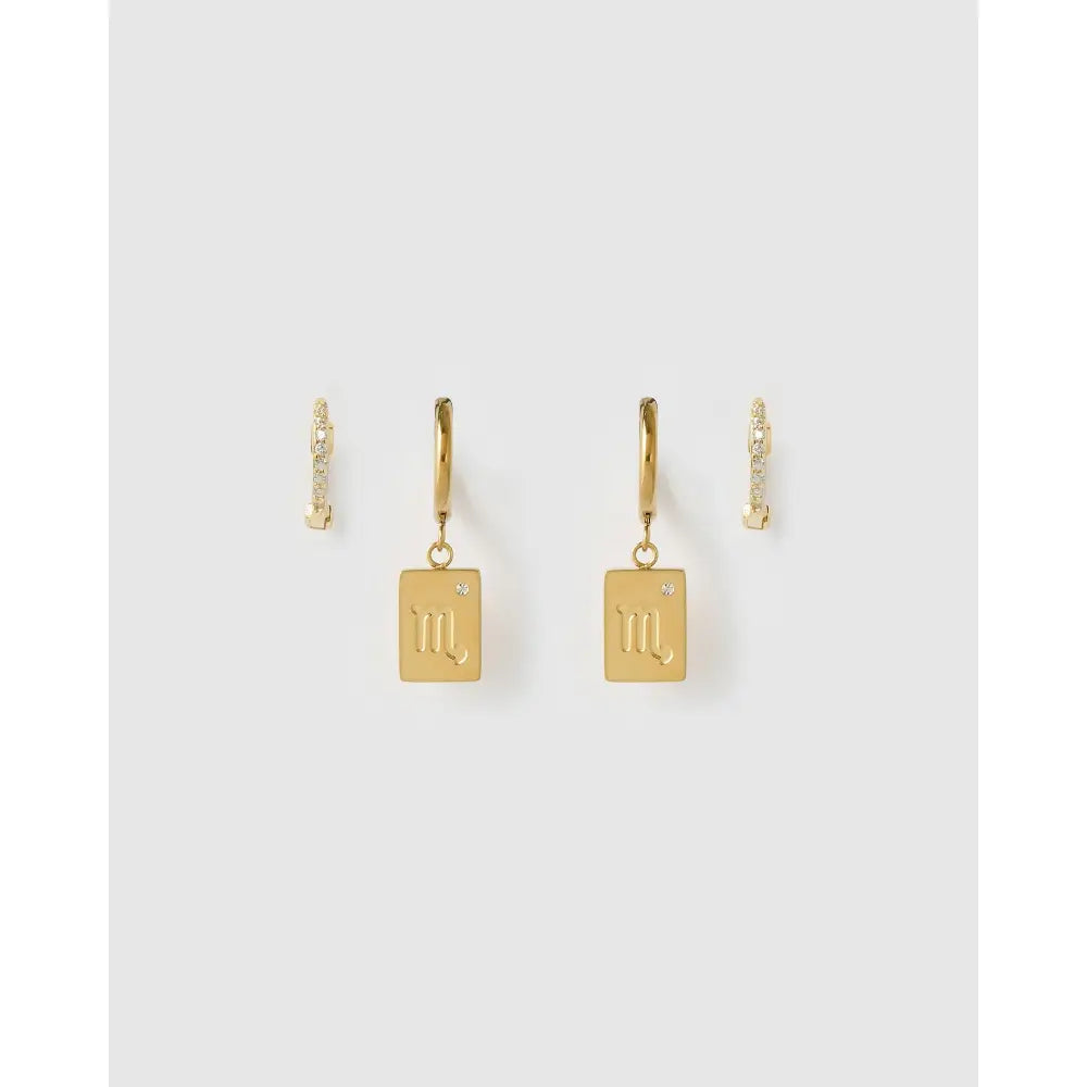 Star Sign Earring Stack - Scorpio - Earrings