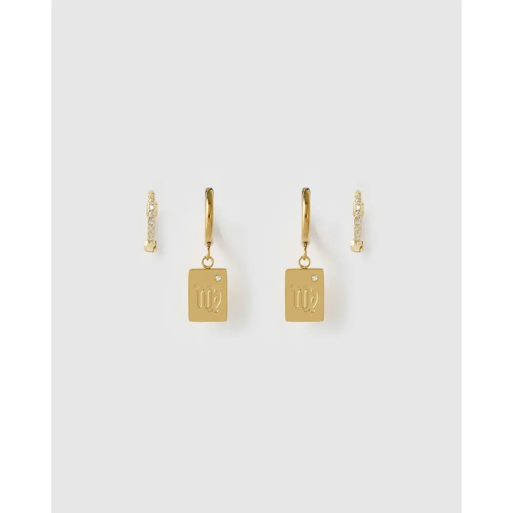 Star Sign Earring Stack - Virgo - Earrings
