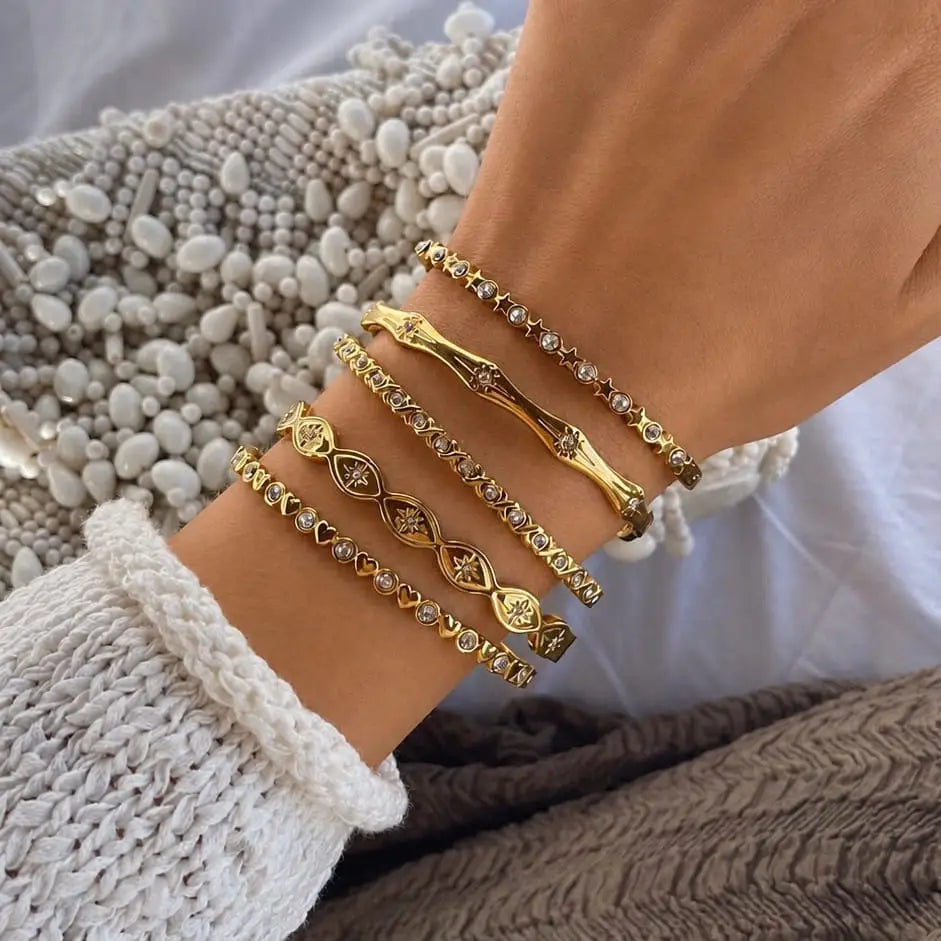 Stardust Bangle Bracelet - Bracelets