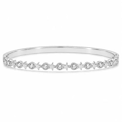 Stardust Bangle Bracelet - Silver / Small - Bracelets
