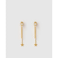 Starla Gold Chain Stud Earrings - Earrings