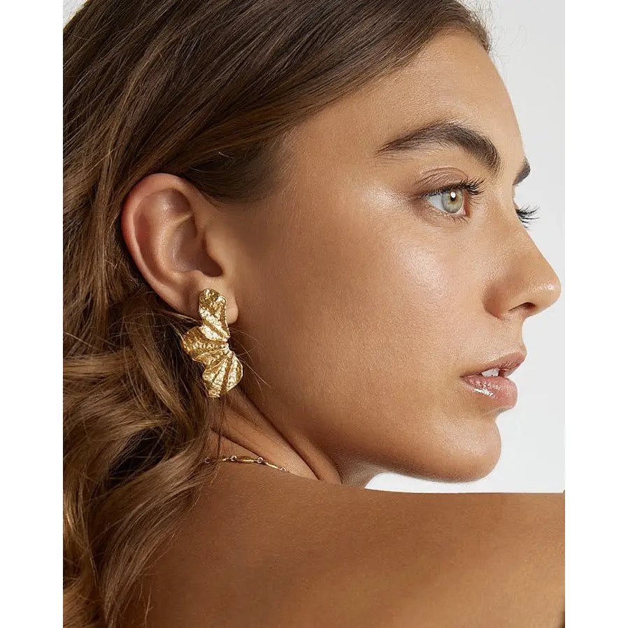 Stassia Gold Earrings - Earrings