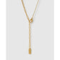 Statement Gold Letter Necklace - Necklaces