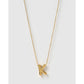 Statement Gold Letter Necklace - Gold / K - Necklaces