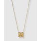 Statement Gold Letter Necklace - Gold / M - Necklaces