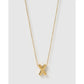Statement Gold Letter Necklace - Gold / X - Necklaces