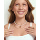 Statement Letter Pearl Gold Necklace - Necklaces