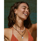Statement Letter Pearl Gold Necklace - Necklaces