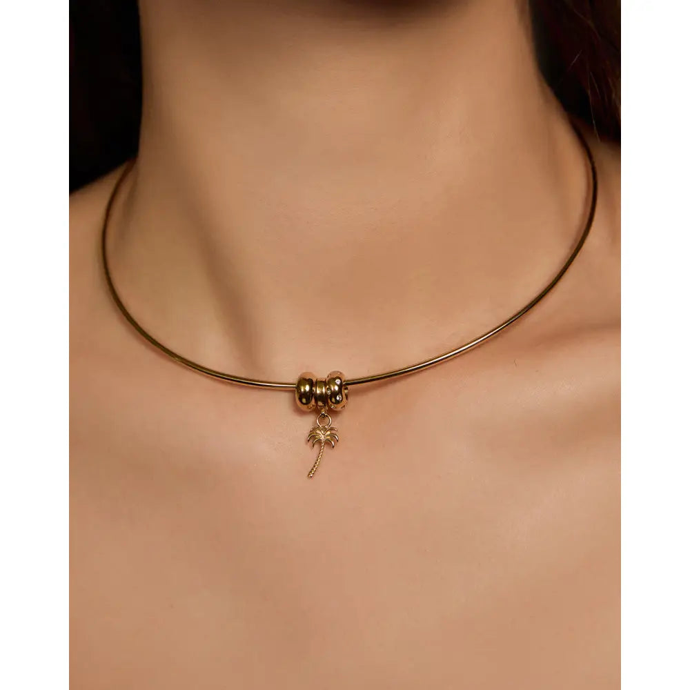 Storm Gold Collar Necklace - Necklaces