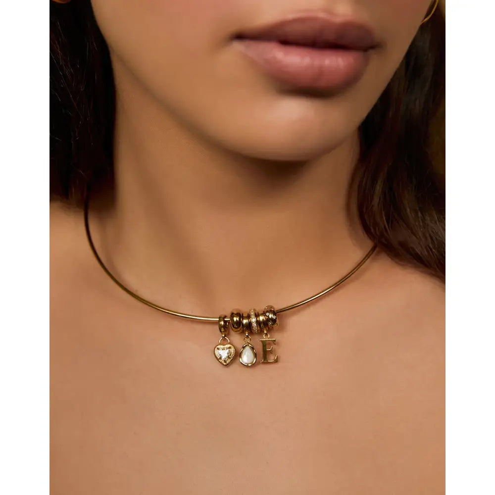 Storm Gold Collar Necklace - Necklaces