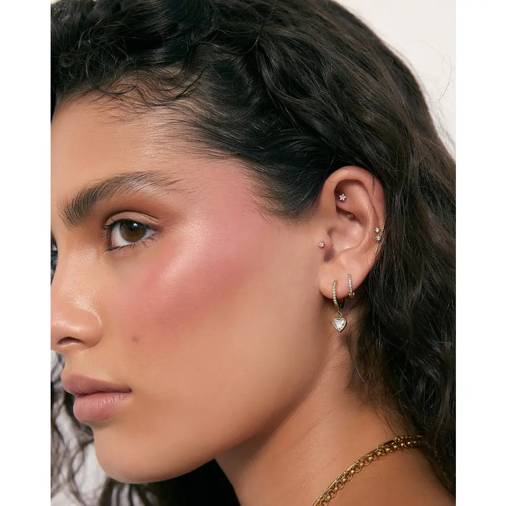 Sugar Gold Huggie Earrings - Earrings