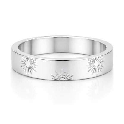 Sunbeam Ring - Silver / 4 - Rings