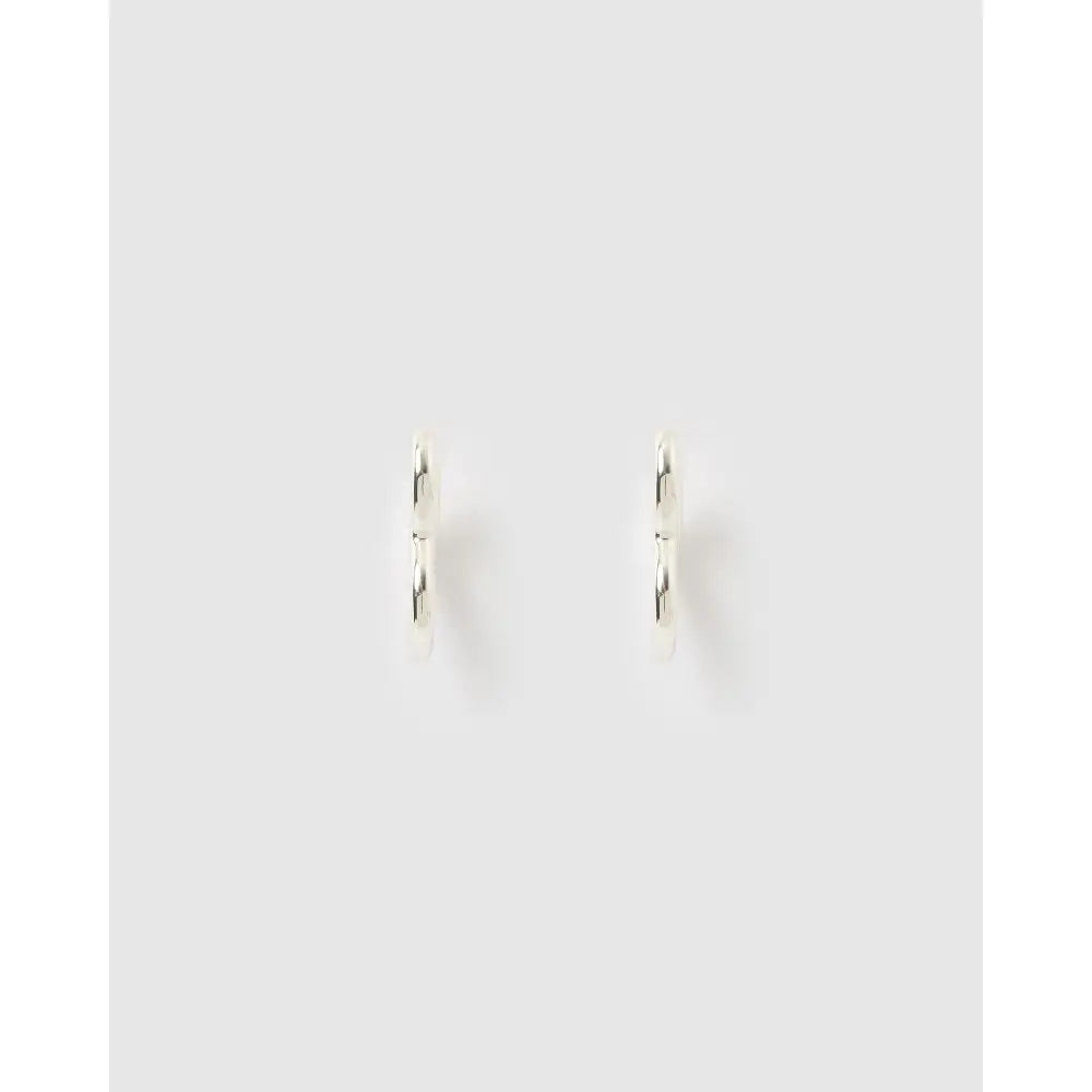 Sweetheart Silver Earrings Large - Earrings