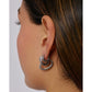 Sweetheart Silver Earrings Large - Earrings