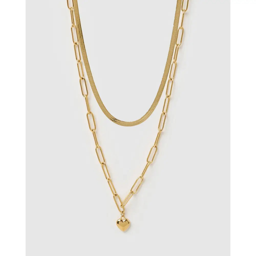 Sweetie Necklace Stack - Gold - Necklaces
