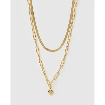 Sweetie Necklace Stack - Gold - Necklaces