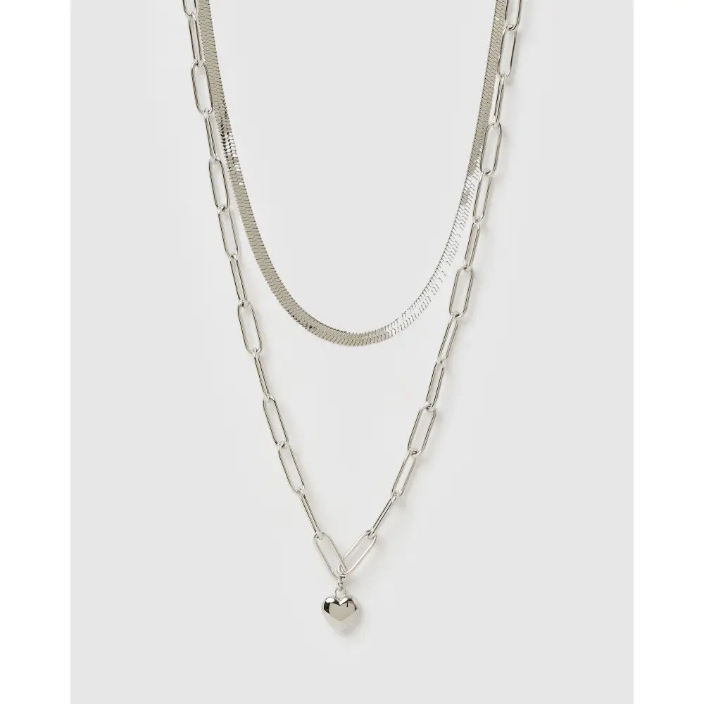 Sweetie Necklace Stack - Silver - Necklaces
