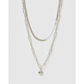 Sweetie Necklace Stack - Silver - Necklaces