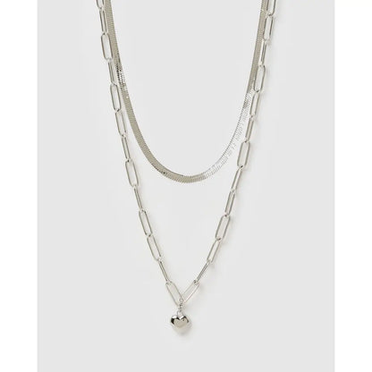 Sweetie Necklace Stack - Silver - Necklaces