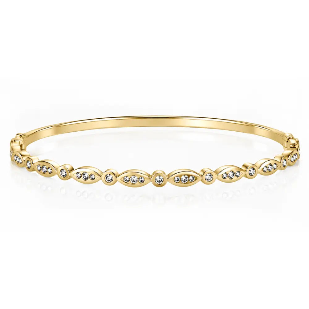 Sylvia Bangle Bracelet - Gold / Small - Bracelets