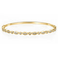Sylvia Bangle Bracelet - Gold / Small - Bracelets