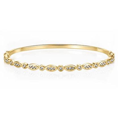 Sylvia Bangle Bracelet - Gold / Small - Bracelets