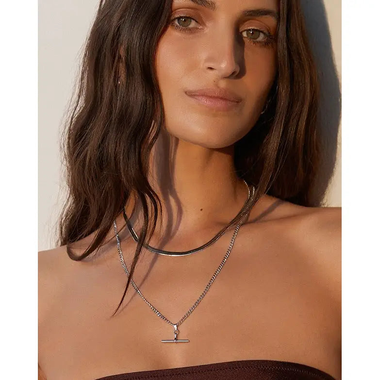 Sylvia Snake Chain Necklace - Necklaces