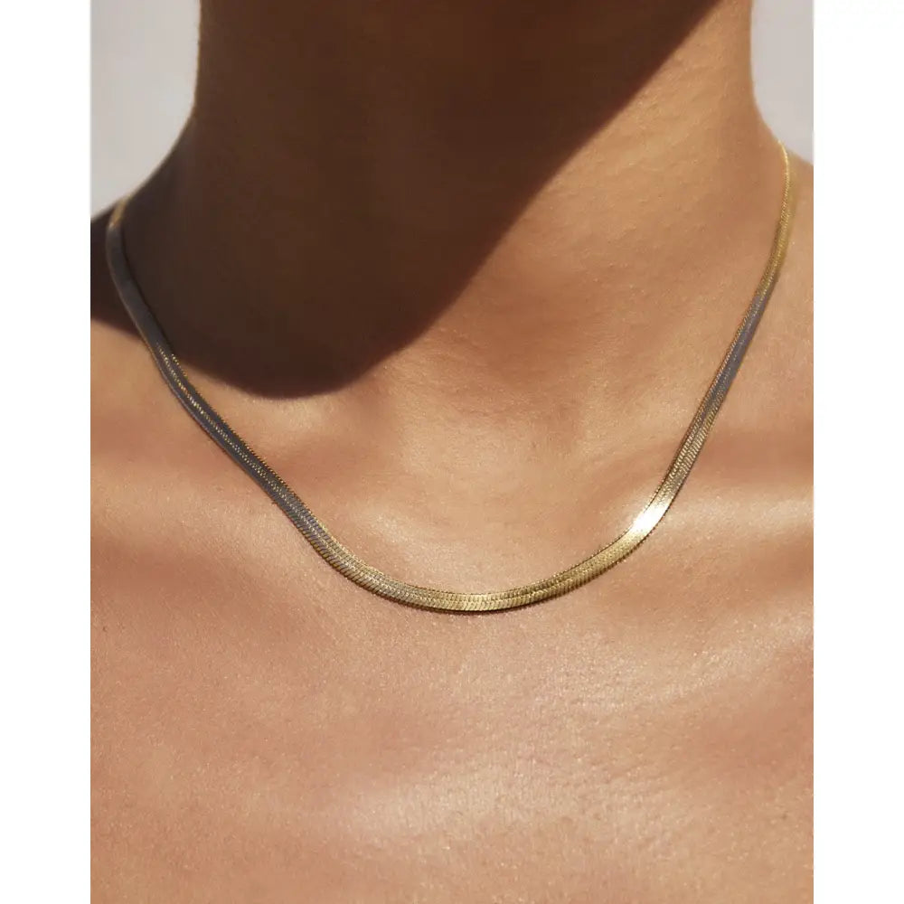 Sylvia Snake Chain Necklace - Necklaces