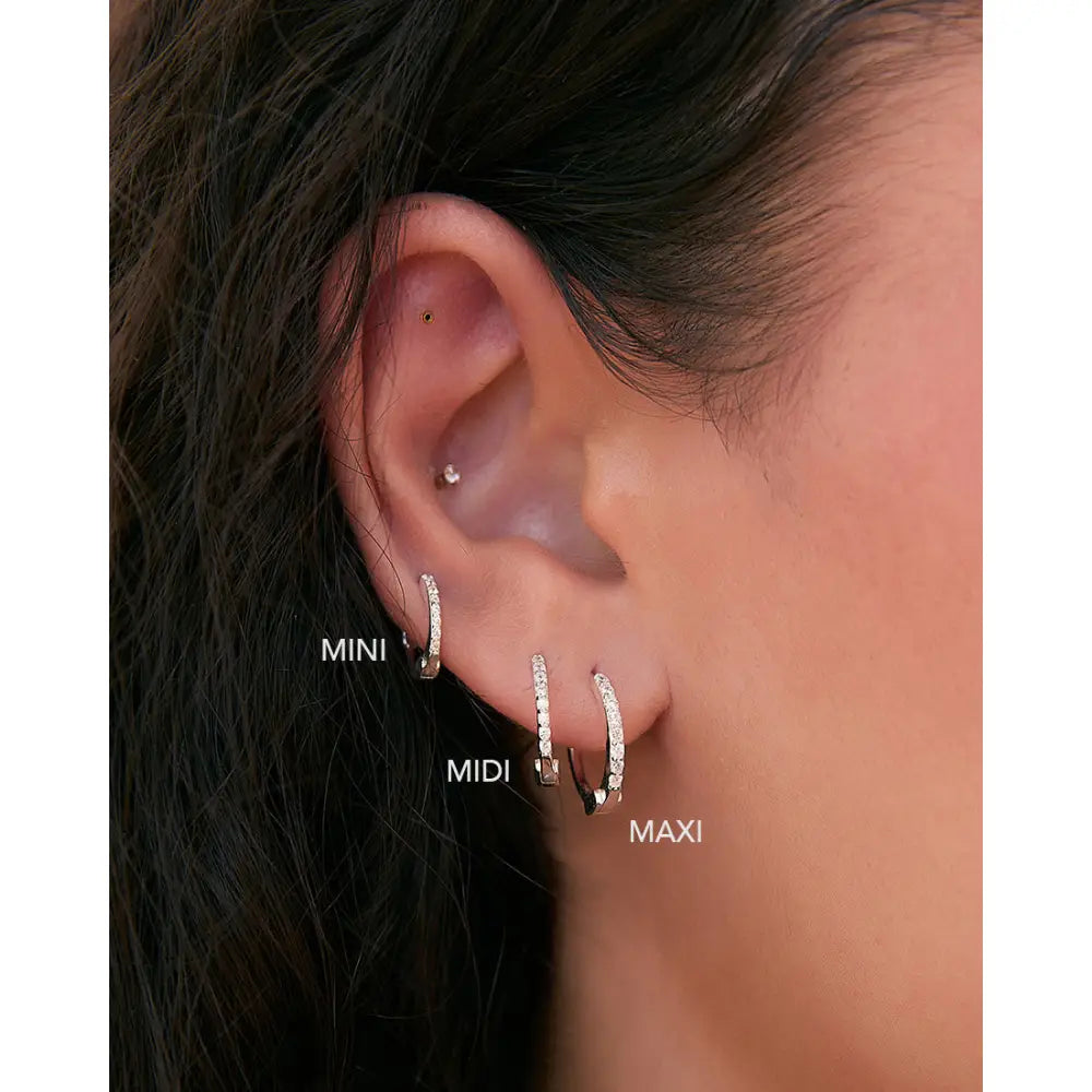 Tabitha Huggie Earrings - Earrings