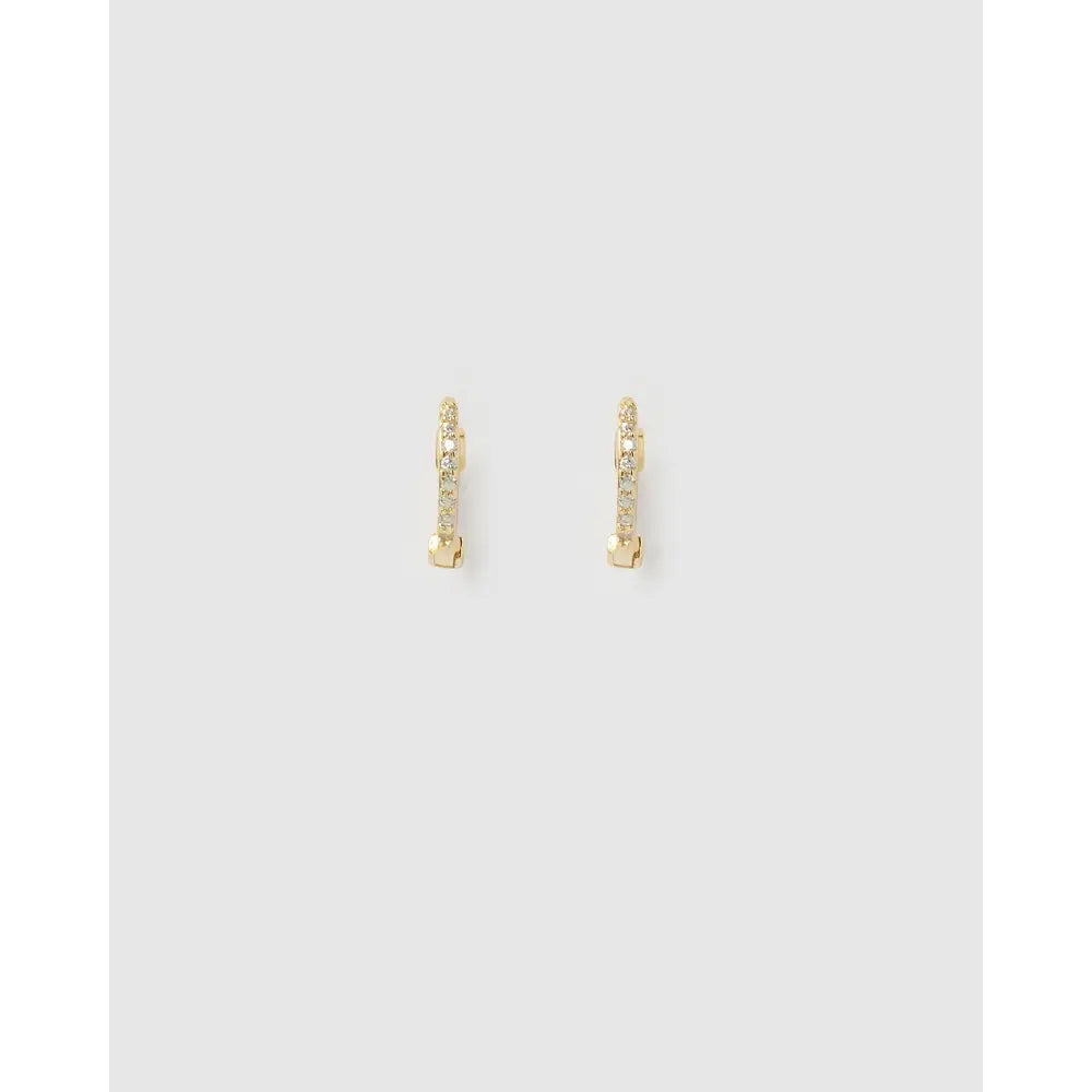 Tabitha Huggie Earrings - Mini / Gold - Earrings