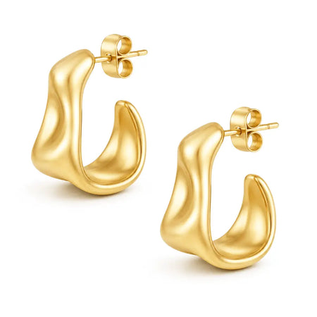 Tamara Hoop Earrings - Gold - Earrings