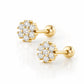 Tatum Stud Earrings - Gold - Earrings