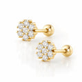 Tatum Stud Earrings - Gold - Earrings