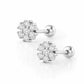 Tatum Stud Earrings - Silver - Earrings