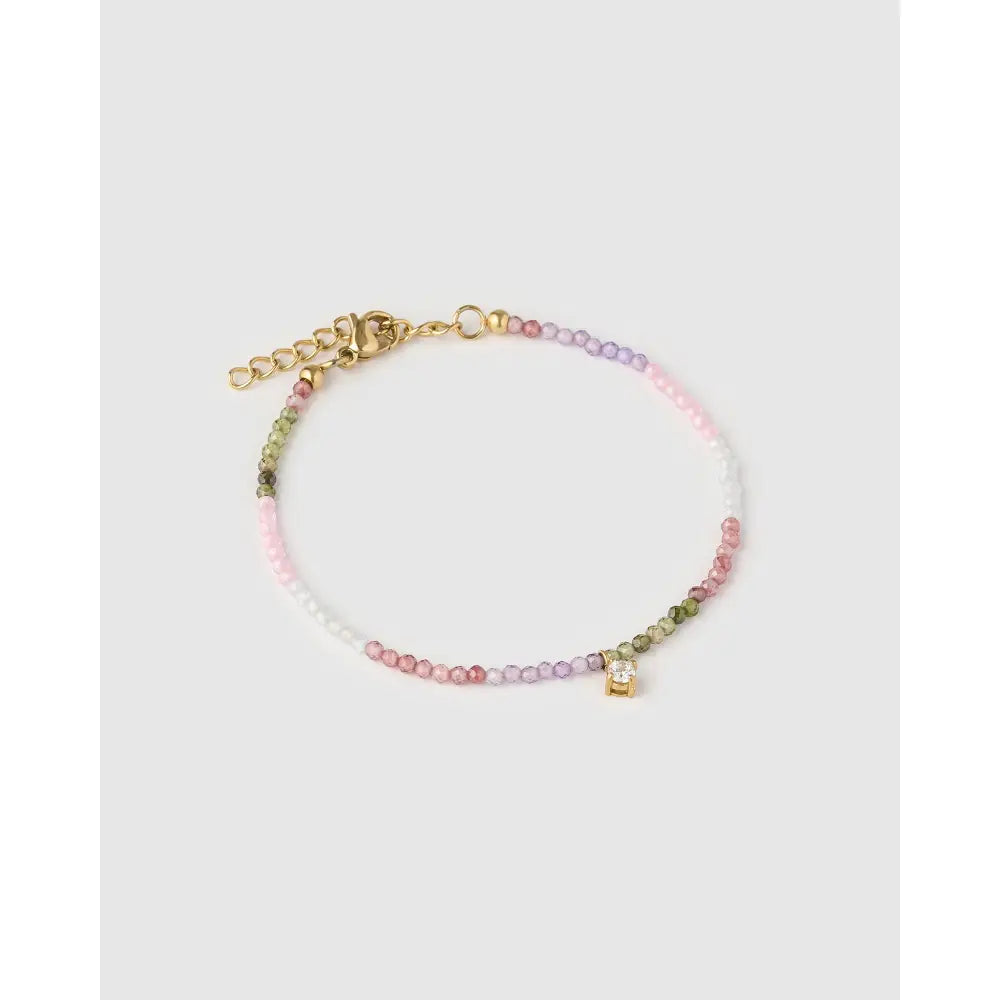 Taylor Gold Beaded Bracelet - Bracelets