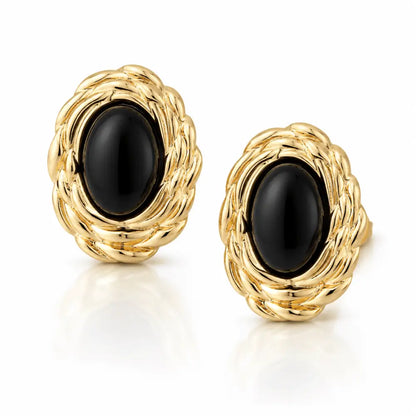 Theodora Stud Earrings - Gold - Earrings