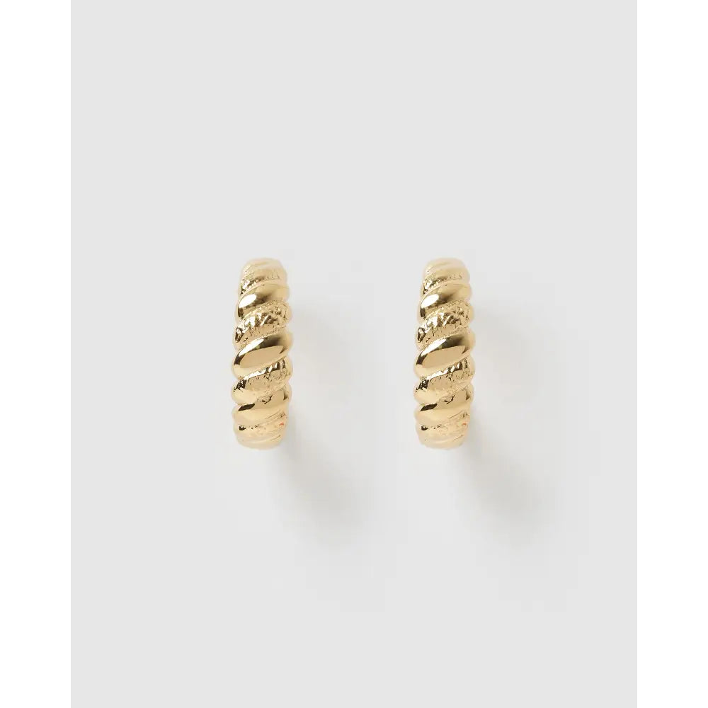 Tilly Gold Hoop Earrings - Earrings