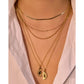 Together Forever Lovers Gold Necklace - Necklaces