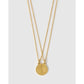 Together Forever Lovers Gold Necklace - Necklaces